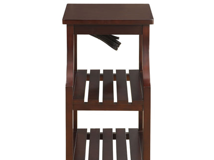 Wasaki - Accent Table With USB - Espresso