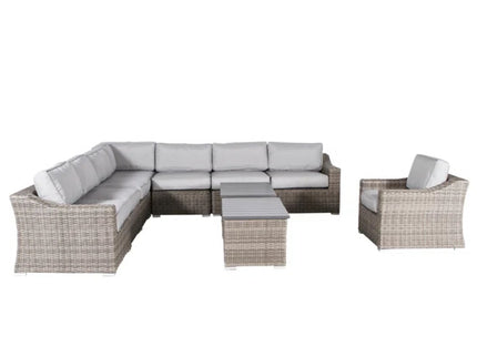 Stylish Sofa Seating Group With Cushions Perfect For Outdoor Gatherings