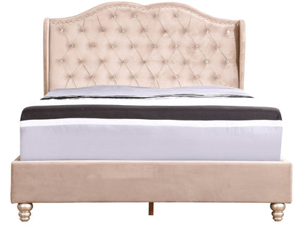 Upholstered Bed Transitional