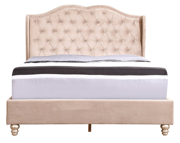 Upholstered Bed Transitional