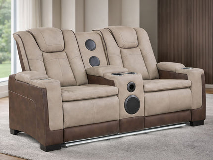 Bruno - Power Reclining Loveseat With Bluetooth Speakers