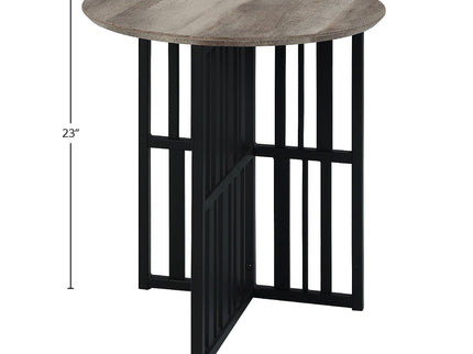 Zudora - End Table - Black / Oak