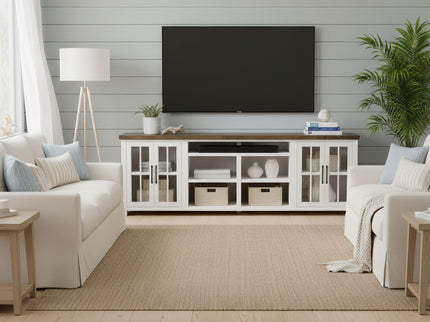 Hampton - TV Stand Console & Cable Management