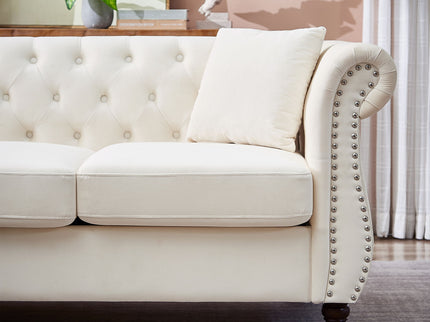 Streamline Modern L-Shaped Corner Sofa