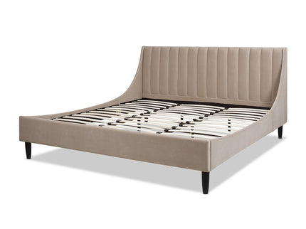 Aspen - Vertical Tufted Modern Headboard Platform Bed Set