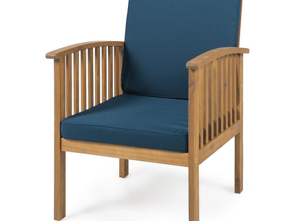 Casa - Acacia Club Chair Coastal Classic Outdoor Seating, Waterproof Fabric