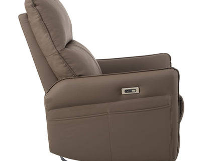 29.92" 270 Power Swivel Rocker Recliner Chair, Electric Glider Reclining Sofa With USB Ports, Power Swivel Glider, Rocking Chair Nursery Recliners For Living Room Bedroom