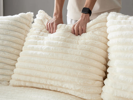 4 Seat Sofa, Modern Comfy Upholstered Sofa Cloud Couch, Deep Seat Couches With Soft Pillows