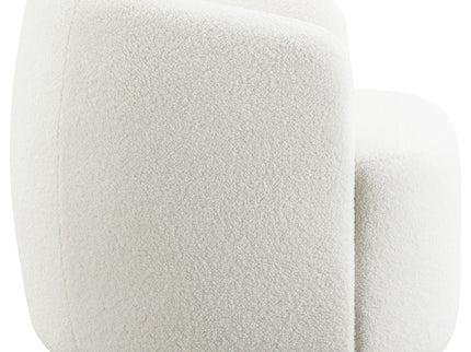 Denae - Upholstered Swivel Chair - Ivory