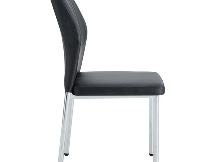 Luxury Simple High Resilience Dining Chair With Metal Legs