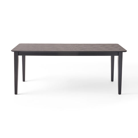 Farmhouse Charm Dining Table With Square Leg