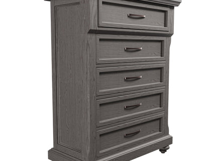 1 Piece Chest With Unique Legs - Antique Gray