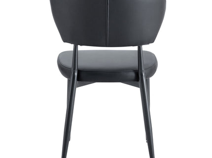 Minimalist Ergonomic Dining Chair With Curved Backres (Set of 4)