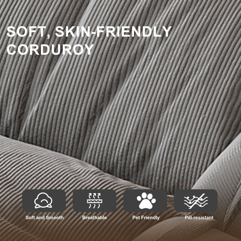 Upholstered Foldable Lazy Sofa Bed For Adults And Pets