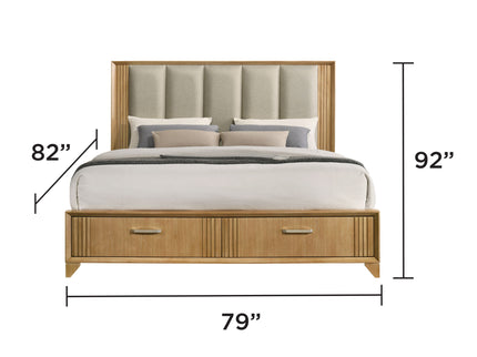 Hugo - Storage Bed With Upholstered Headboard