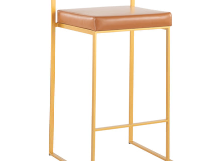 Fuji - Contemporary / Glam Design Counter Stool (Set of 2)