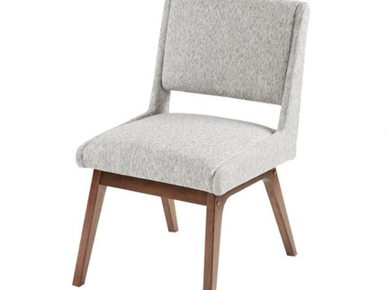 Boomerang - Dining Side Chair With Upholstered Cushions (Set of 2) - Light Gray