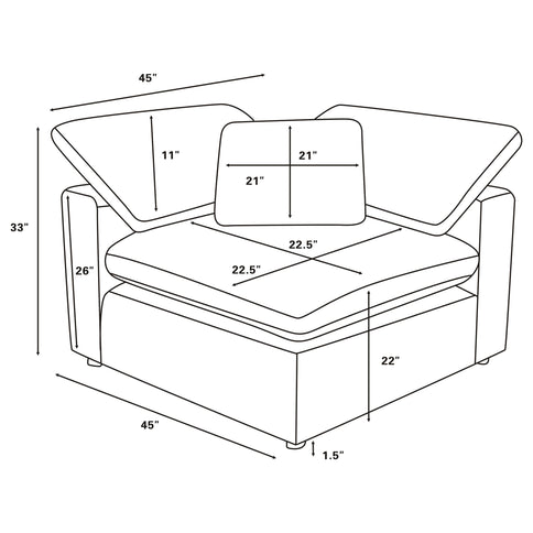 Segoura - Modular Sectional With Ottoman