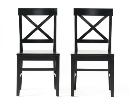 Plethora - Dining Chair With X Shaped Back (Set of 2)