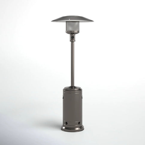 46000 Btu Propane Patio Heater - Steel Gray