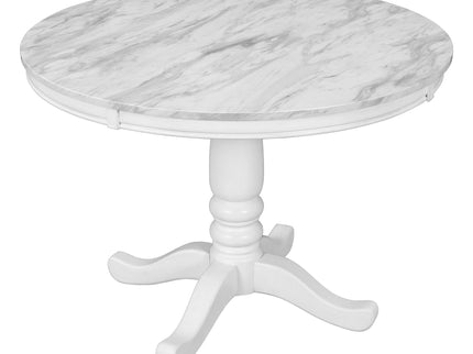 5 Pieces Dining Table And Chairs Set For 4 Persons, Kitchen Room Solid Wood Table With 4 Chairs