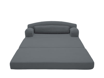 2 Seater Sofa Bed, Compact Foldable Floor Couch