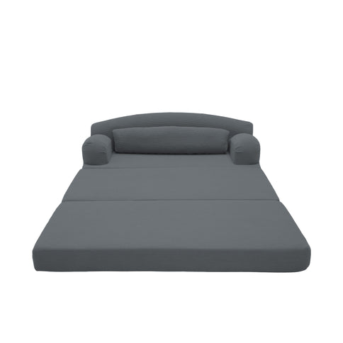 2 Seater Sofa Bed, Compact Foldable Floor Couch