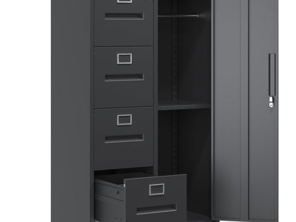 Storage Vertical Filing Cabinet With Lock