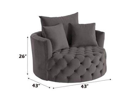 Zunyas - Accent Chair With Swivel