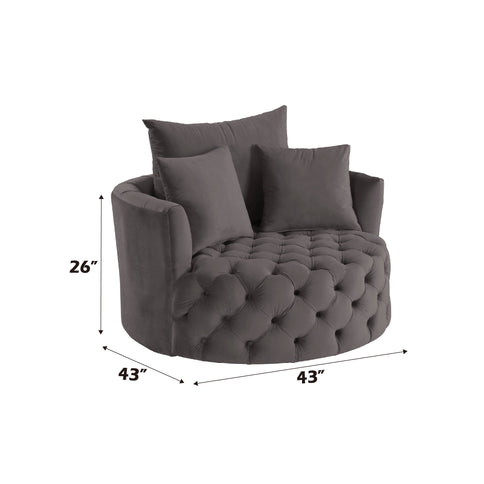 Zunyas - Accent Chair With Swivel