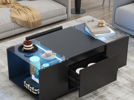 LED Coffee Table, Modern Center Table