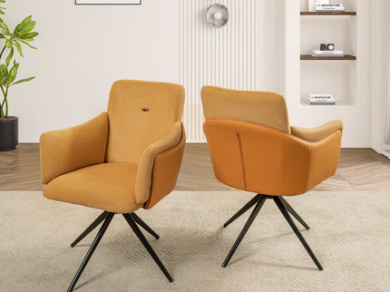 Swivel Home Office Desk Chairs With Arm (Set of 2)