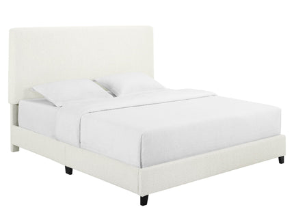 Platform Bed & Upholstered Headboard