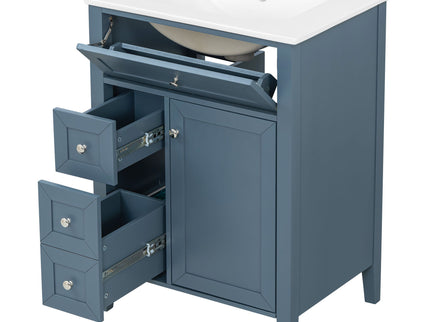 Bathroom Vanity With Sink, Soft Closing Cabinet