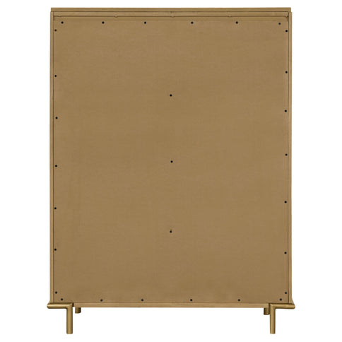 Stevie - Rectangular 5 Drawer Chest - Sand