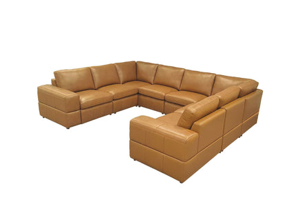 Modern Sectional Sofa With Large Square Arms