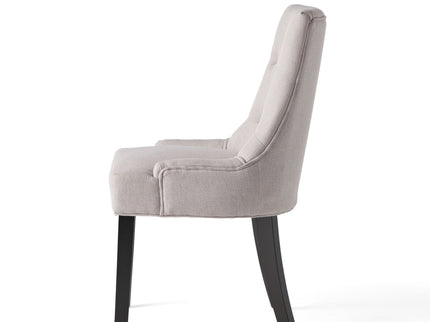 Contemporary Cheney Dining Chair Set With Tufted Design