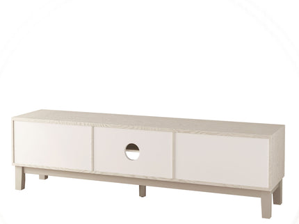 Media Console With 4 Drawers And Cable Management