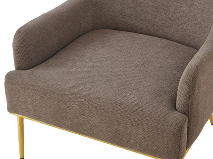 Modern Elegance Accent Chair With Curved Backrest