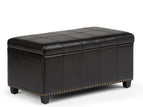Black / Faux Leather