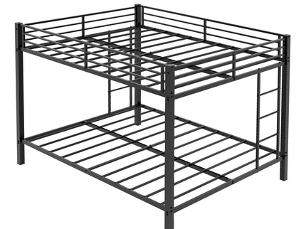 Bunk Bed For Kids, Convertible Frame With Ladders & Guardrail