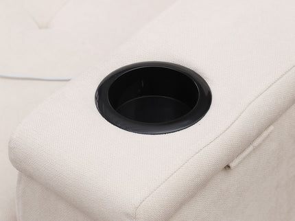 Ashlyn II - 84"W Woven Fabric Reversible Sleeper Sectional Sofa with Storage Chaise