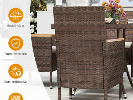 4 Piece All-Weather Patio Dining Chair Set