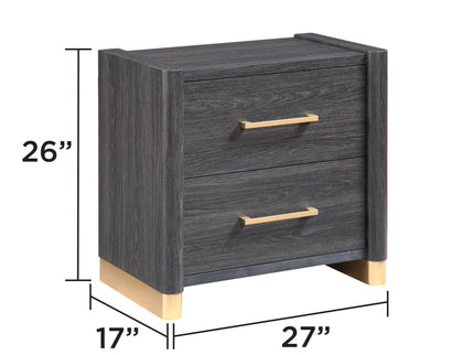Clifton - 2 Drawer Nightstand - Espresso