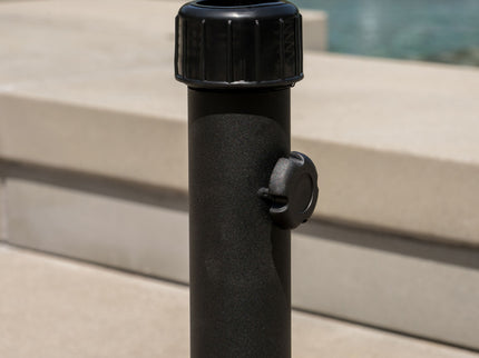 Holder Round Umbrella Base 33 Lbs Concrete - Brown