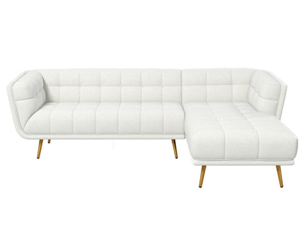 Addison - L Shape Sectional Sofa Tufted