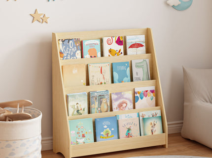 4 Tier Bookshelf, Toddler Book Display Shelves
