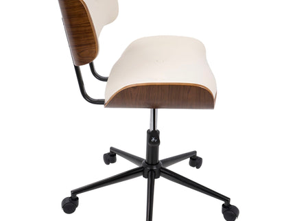 Lombardi - Mid Century Modern Adjustable Office Chair With Swivel