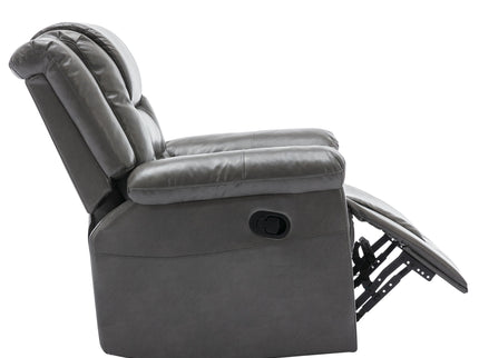 360° Swivel And Rocking Home Theater Recliner Manual Recliner Chair With Wide Armrest For Living Room