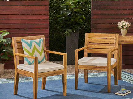 Outdoor Elegant Design Dining Chair (Set of 2)